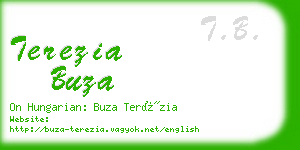 terezia buza business card